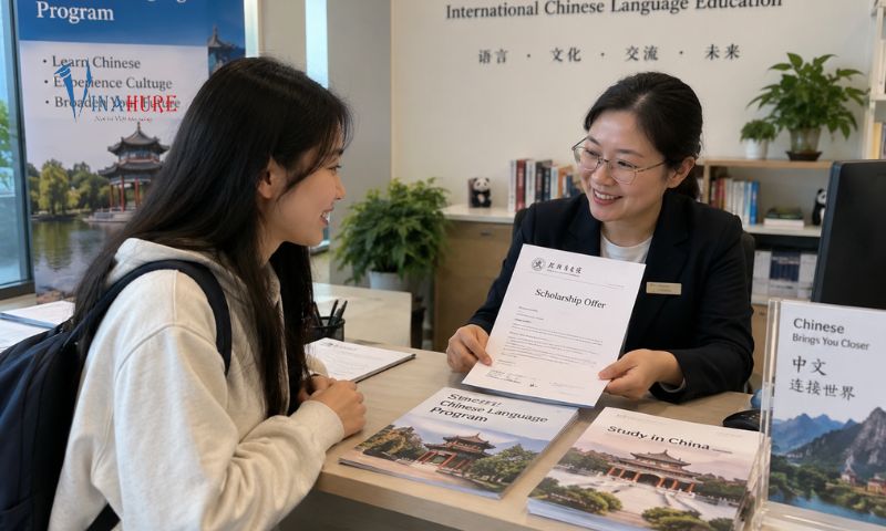 HSK xin học bổng trường