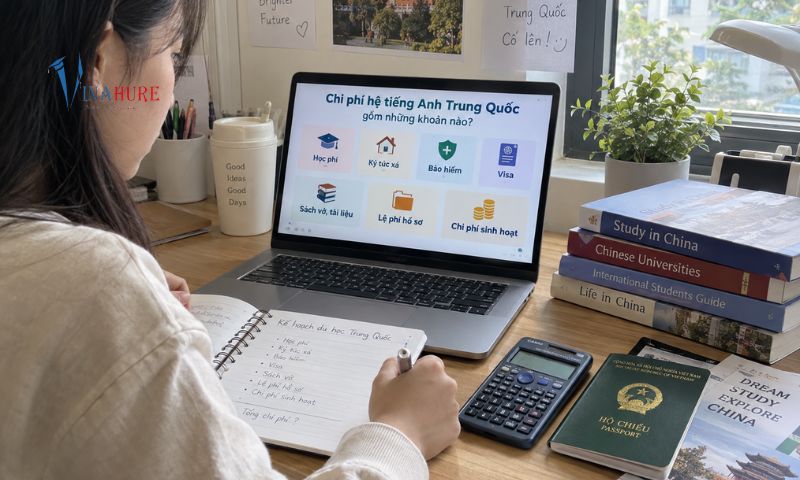 Chi phí hệ tiếng Anh Trung Quốc
