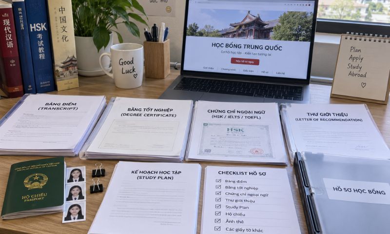 Hồ sơ học bổng trường