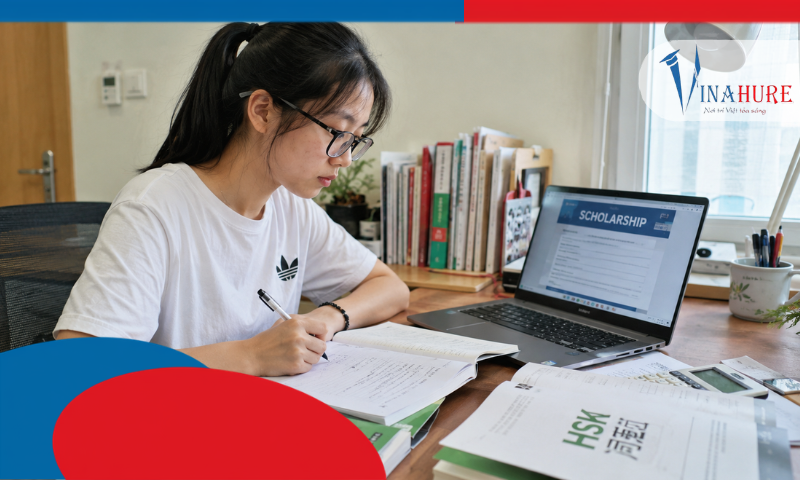 HSK xin học bổng tiếng Trung