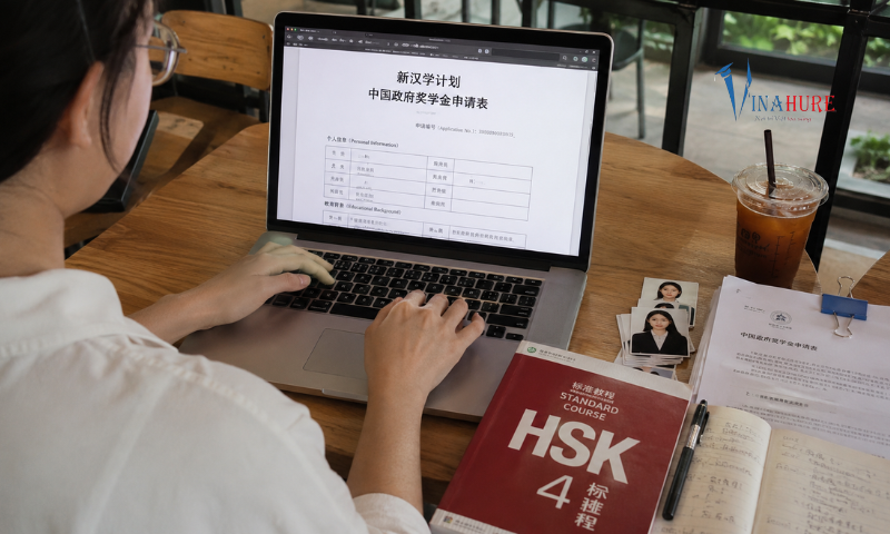 HSK xin học bổng tiếng Trung