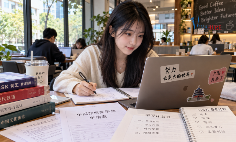 Kế hoạch học tập học bổng tiếng Trung